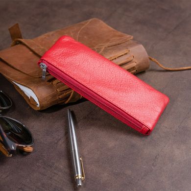 Ключница-кошелек с кармашком женская ST Leather 19347 Красная