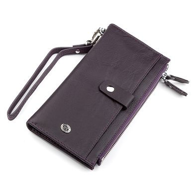 Кошелек женский ST Leather 18384 (ST420) кожаный Фиолетовый