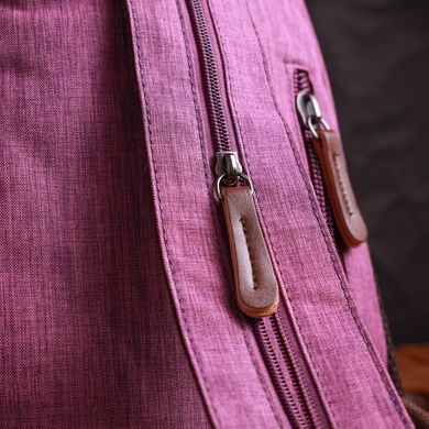 Модний рюкзак з поліестру з великою кількістю кишень Vintage 22147 Фіолетовий
