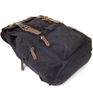 Рюкзак туристичний текстильний унісекс Vintage 20608 Чорний
