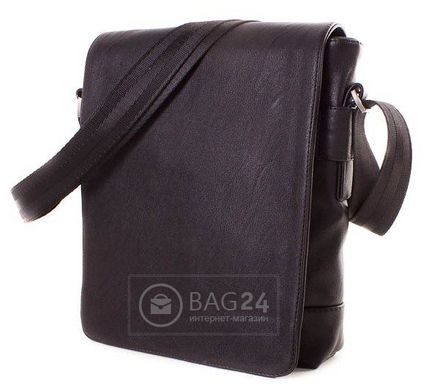 Добротная сумка из кожзама MIS MISS34101, Черный