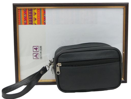 Кожаная сумка-барсетка на ремень Pawelek ss-18 11-160
