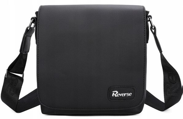 Мужская сумка планшетка из эко кожи PU Reverse черная