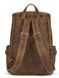 Дорожный рюкзак матовый Vintage 14887 Коньячный
