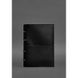 Натуральный кожаный блокнот А4 на кольцах (софт-бук) 9.0 в мягкой обложке черный глянец Blanknote BN-SB-9-A4-soft-ygol