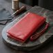 Кошелек-клатч для женщин с двумя молниями из натуральной кожи ST Leather 22526 Красный