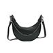Жіноча сумка напівкруглої форми Firenze Italy F-IT-98103A-N Чорний