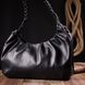 Якісна жіноча сумка багет KARYA 20838 шкіряна Чорний