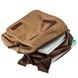 Універсальна текстильна чоловіча сумка на два відділення Vintage 20200 Коричнева