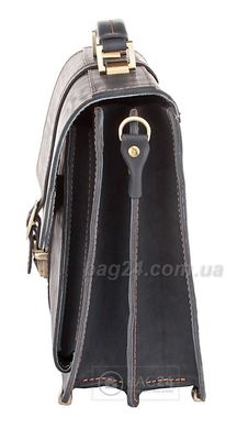 Эксклюзивный кожаный мужской портфель из натуральной кожи, Черный