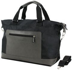 Дорожная сумка-саквояж 25 л Wallaby 2554-2 черный с серым