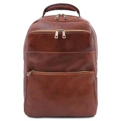 Мужской кожаный рюкзак Melbourne TL142205 от Tuscany (Коричневый)