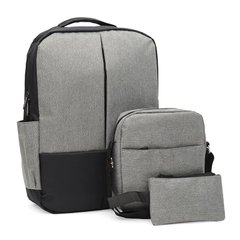 Мужской рюкзак + сумка Monsen C1696-grey