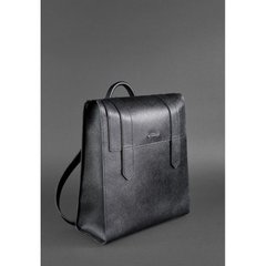 Натуральная кожаный рюкзак Blackwood черный Blanknote BN-BAG-29-bw