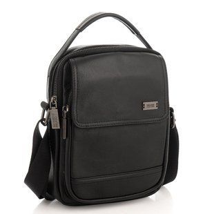 Мужская сумка через плечо натуральная кожа Ricardo Pruno RP23-2301A Черный