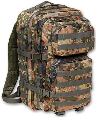 Современный рюкзак с множеством отделений Brandit Br8008-flecktarn, Зеленый