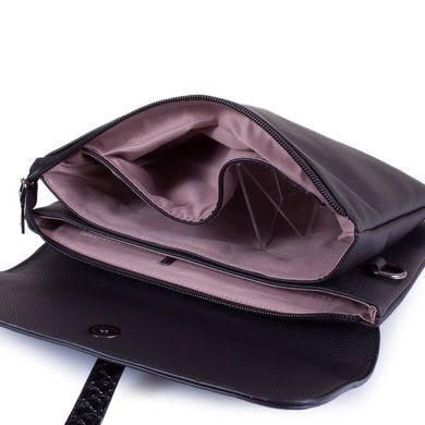 Жіноча сумка-клатч з якісного шкірозамінника AMELIE GALANTI (АМЕЛИ Галант) A991344-black Чорний