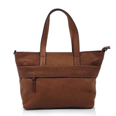 Женская коричневая сумка через плечо Genicci COCKATOO00 коньячный
