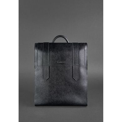 Натуральний шкіряний рюкзак Blackwood чорний Blanknote BN-BAG-29-bw