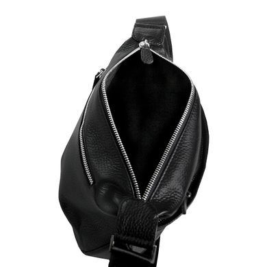 Женская сумка из натуральной кожи 1556F Vip Collection черная 1556.A.FLAT