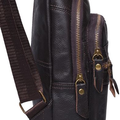 Чоловічий шкіряний рюкзак Keizer K13035-brown