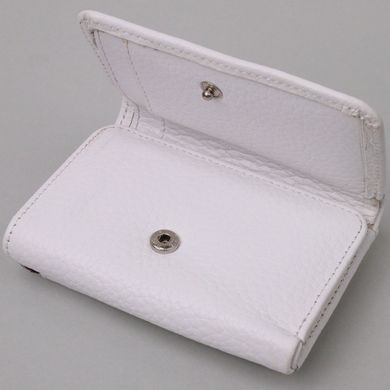 Компактне жіноче портмоне з натуральної шкіри KARYA 21318 Білий