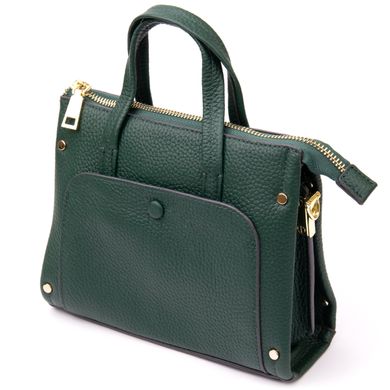Жіноча компактна сумка зі шкіри sale_14961 Vintage Зелена