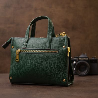 Жіноча компактна сумка зі шкіри sale_14961 Vintage Зелена