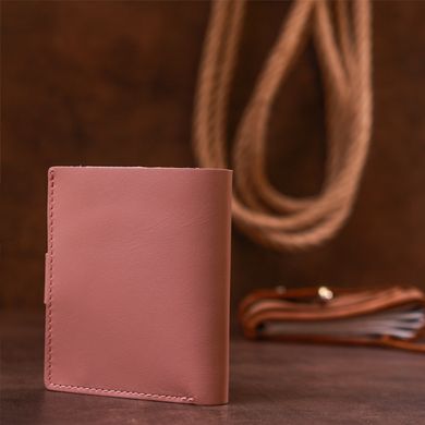 Женское портмоне из натуральной кожи Shvigel 16509 Розовый