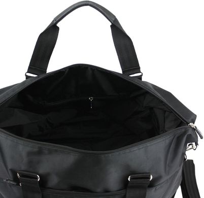 Дорожня сумка-саквояж 25 л Wallaby 2554-2 чорний із сірим