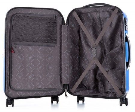 Шикарный чемодан европейского качества Wittchen 56-3-552-8, Синий