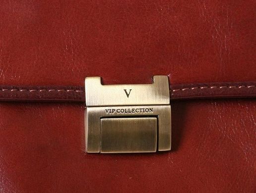 Стильний шкіряний портфель Vip Collection 51906C, Коричневий