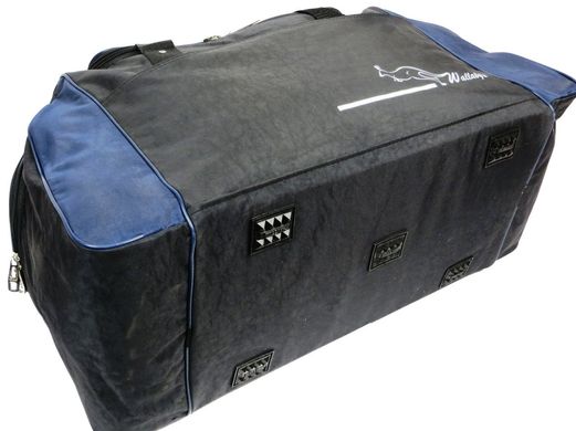 Спортивная сумка Wallaby 447-1 черный с синим, 59 л