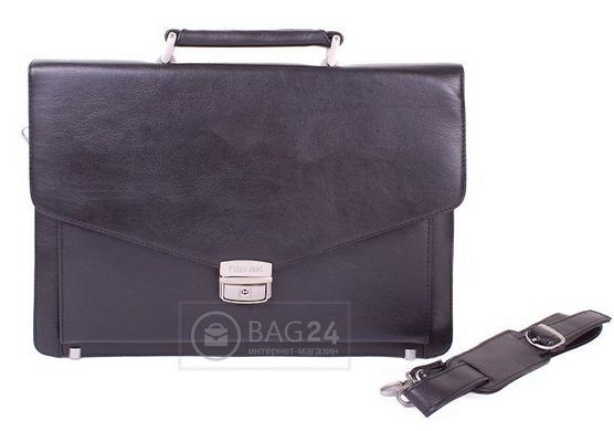 Стильный портфель для делового человека PIEER DENI DS618-061, Черный