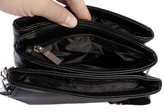 Отличная мужская сумка из кожзама Bags Collection 00662, Черный