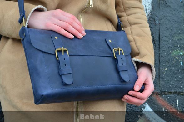 Багатофункціональна сумка зі шкіри високої якості, Синій