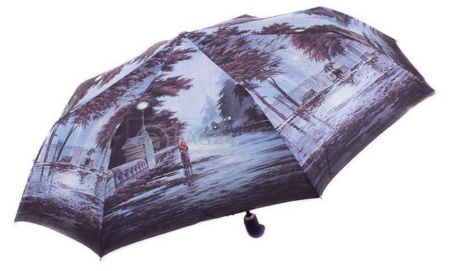 Мальовнича парасолька для жінок, автомат ZEST Z23945-6, Синій