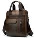 Вертикальна сумка чоловіча Vintage 14787 Світло-коричнева