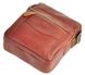 Вместительная мужская кожаная сумка коричневого цвета 12757, Коричневый