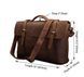 Чоловік шкіряний портфель TIDING BAG 7082R Коричневий