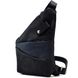Рюкзак косуха на одно плечо TARWA RAK-6402-4lx черная c синим (уценка) Синий