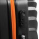Валіза велика на 4-х колесах ROGAL (роги) RGL760L-dark-grey-orange Чорна