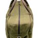 Дорожня сумка з тканини кинувся з елементами натуральної шкіри RH-6827-4lx бренду TARWA Зелений