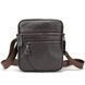 Чоловіча шкіряна сумка через плече Tiding Bag M56-3646-1C Коричневий
