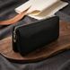 Вместительный клатч на два отделения женский ST Leather 19246 Черный