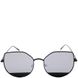 Женские солнцезащитные очки с зеркальными линзами CASTA (КАСТА) PKA130-BK