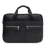 Чоловіча шкіряна сумка - портфель Keizer K17067bl-black фото