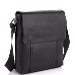 Кожаная сумка-мессенджер Tiding Bag NM20-8153A Черный