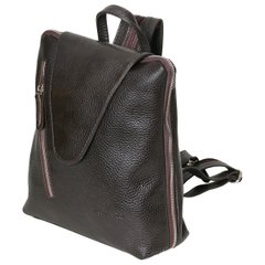 Рюкзак из натуральной кожи 1612F Vip Collection, коричневый 1612.B.FLAT