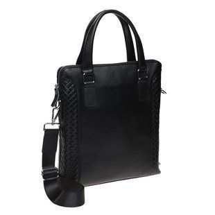 Мужская кожаная сумка Borsa Leather k19117-2-black